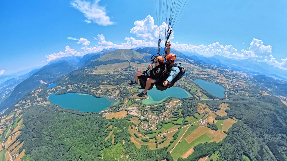 Baptême parapente ascendance Isère