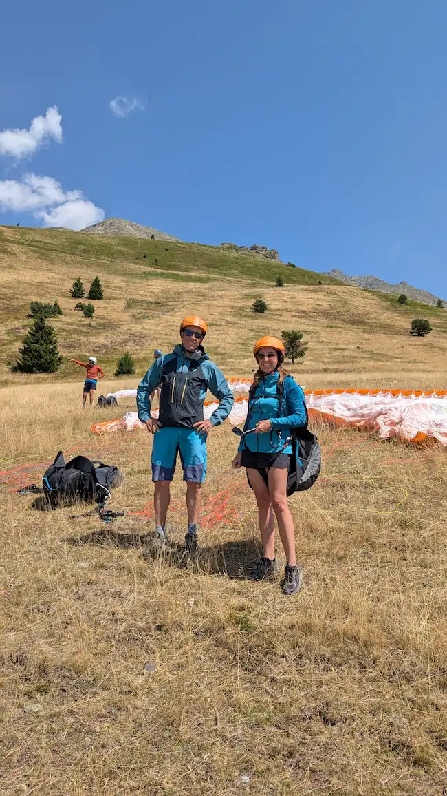 Laurent Chenevas Paule Moniteur Parapente