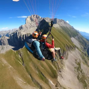 Parapente dans le Trièves : survol panoramique du site de Courtet face au Dévoluy